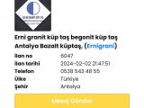 İzmir granit küp taş begonit küp taş 