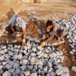 Erni granit küp taş begonit küp taş uygulama ekibi